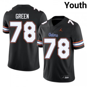 Black Desmond Green #78 Florida Gators Jersey | Youth High School Football Licensed Stitched 78427609