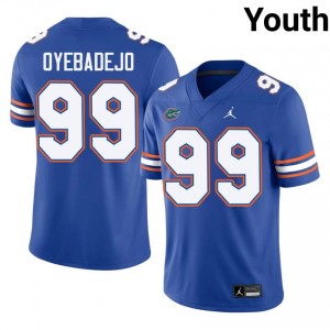 Emmanuel Oyebadejo #99 UF Gators Jersey | Pro-Grade Royal College Football Youth Stitched 95295457