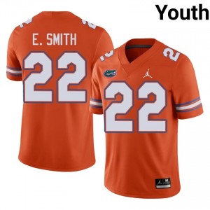 #22 Emmitt Smith Florida Orange Jersey | Classic Embroidery Youth Player Football Gear 91821252
