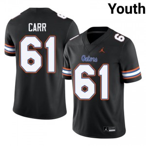 Black G'Nivre Carr #61 Florida Gators Jersey | Youth High School Football Licensed Stitched 10524955