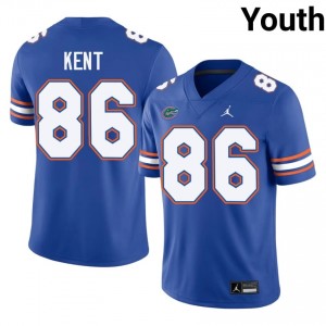 Heze Kent #86 Florida Gators Jersey | Iconic Royal College Football Youth Stitched 50539672