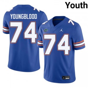 Jack Youngblood #74 Florida Gators Jersey | Iconic Royal College Football Youth Stitched 77891865