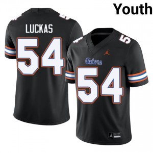 Black Javarii Luckas #54 Florida Gators Jersey | Youth High School Football Moisture Wicking Stitched 82686796