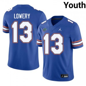 Jordy Lowery #13 UF Gators Jersey | Exclusive Royal College Football Youth Stitched 28546988