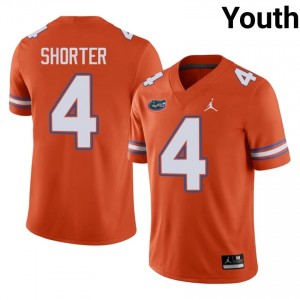 #4 Justin Shorter Florida Gators Orange Jersey | Alumni Embroidery Youth Player Football Gear 81403698