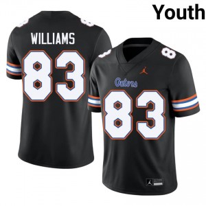Black Justin Williams #83 UF Gators Jersey | Youth High School Football Limited Stitched 31993056