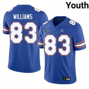 Justin Williams #83 Florida Gators Jersey | Gameday Royal College Football Youth Stitched 97662315