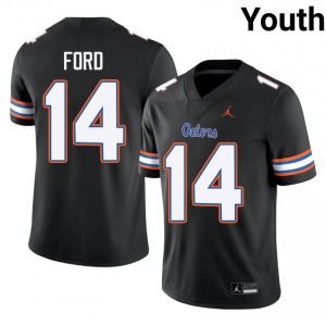 Black KJ Ford #14 UF Gators Jersey | Youth High School Football Limited Stitched 16128349