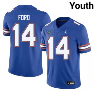 KJ Ford #14 Florida Gators Jersey | Gameday Royal College Football Youth Stitched 39829408
