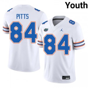 Gators Kyle Pitts #84 White Jersey | Genuine Stitch NCAA Football Youth Apparel 88905547