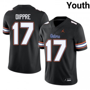 Black Lacota Dippre #17 UF Gators Jersey | Youth High School Football Limited Stitched 11924836