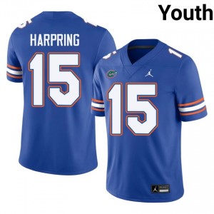 Luke Harpring #15 Florida Gators Jersey | Iconic Royal College Football Youth Stitched 46277000