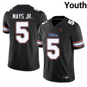 Black Micah Mays Jr. #5 Florida Gators Jersey | Youth High School Football Licensed Stitched 44726398