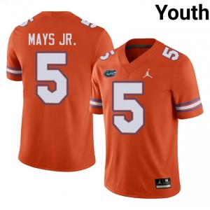 #5 Micah Mays Jr. Florida Orange Jersey | Elite Embroidery Youth Player Football Gear 88253519