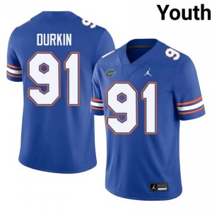 Patrick Durkin #91 Florida Gators Jersey | Gameday Royal College Football Youth Stitched 94458945