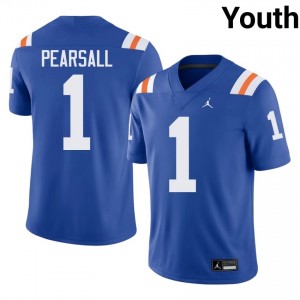 Durable Ricky Pearsall #1 Gators Royal Alternate Jersey | Youth University Football Swen Fan Gear 50624667