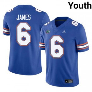 Shemar James #6 Florida Gators Jersey | Gameday Royal College Football Youth Stitched 90415535