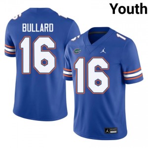 TJ Bullard #16 UF Gators Jersey | Exclusive Royal College Football Youth Stitched 33475763