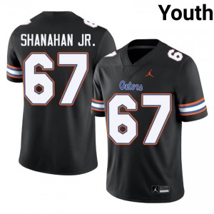 Black TJ Shanahan Jr. #67 UF Gators Jersey | Youth High School Football Limited Stitched 37683372